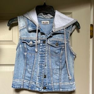 Denim vest, size XS